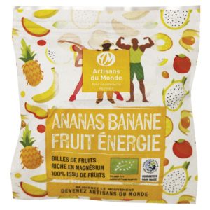 snack piña y bananas ecológicos y de comercio justo