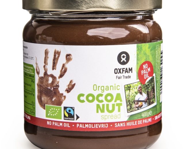 crema de cacao sin aceite de palma oxfam