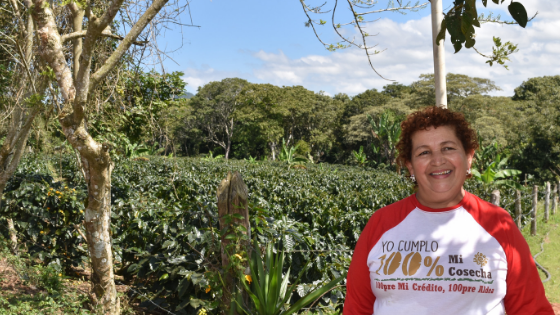 Lourdes productora de Nicaragua