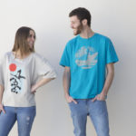 Voluntarios Oxfam Intermón con prendas Veraluna, ethical fashion