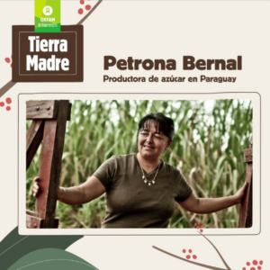 Petrona Bernal, productora de azúcar de caña en Paraguay