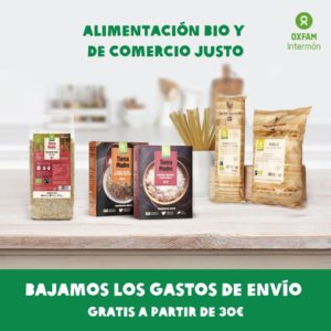 tienda online oxfam intermón baja portes mínimos