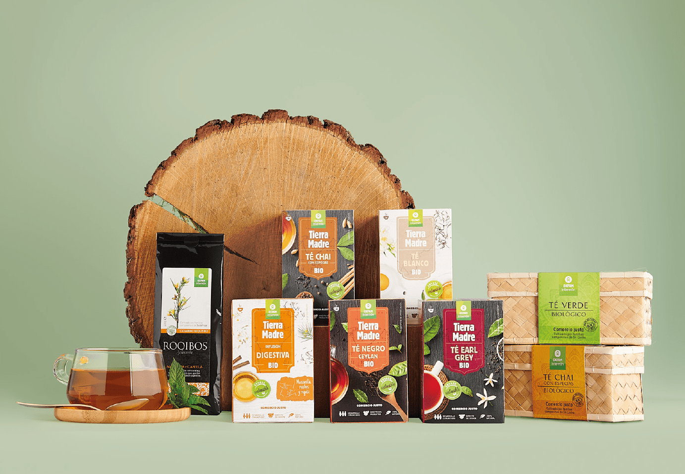 Tés e infusiones bio y de comercio justo I Tierra Madre Oxfam Intermón