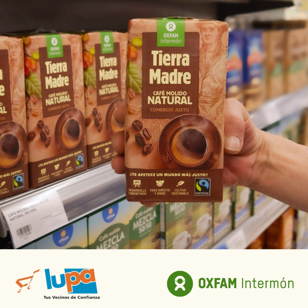 Café Tierra Madre Oxfam Intermón en Lupa supermercados