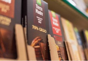 chocolates en un lineal