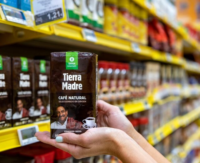 Café Tierra Madre de Oxfam Intermón en Supermercado Alimerka