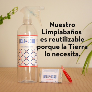Producto limpieza hogar ecológico y sostenible - limpiabaños dicha y hecho