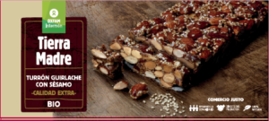 turrón ecológico Guirlache de Tierra Madre